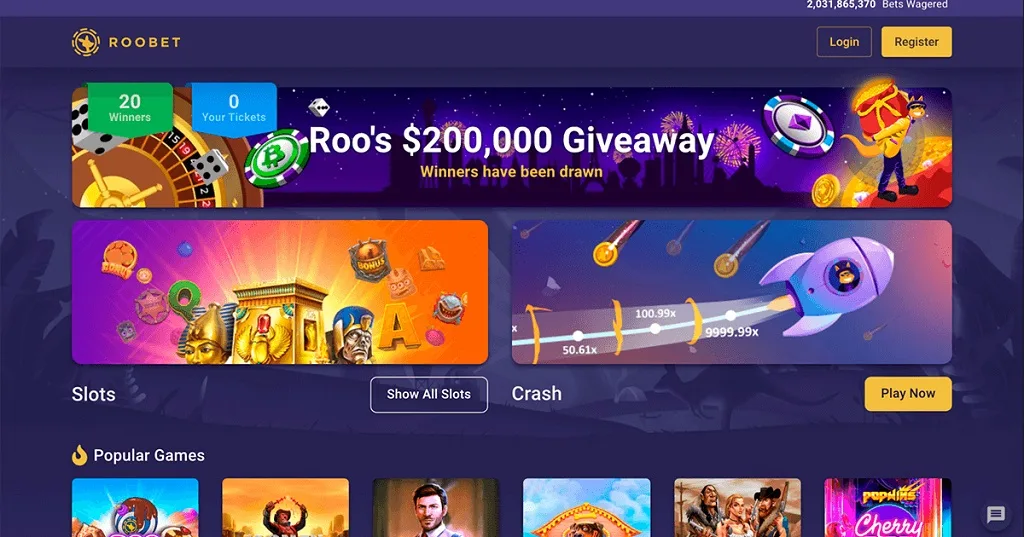roobet casino gaming experience
