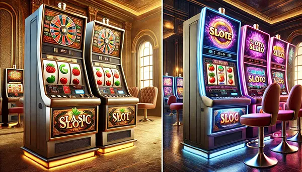 Classic and modern slots